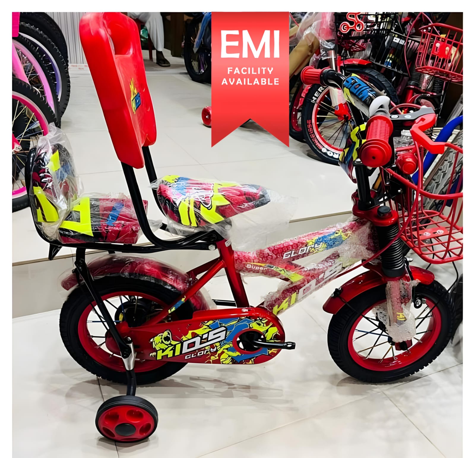 Picture of 12/16/20 inchi Cycle Select Size Before Order Cycle Without Suspension Lockout fork High Rim Coloring Fat Spoke With Shimano Parts