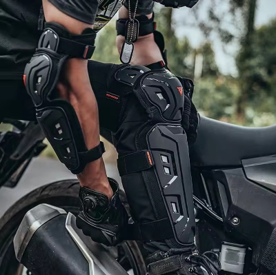 Picture of Elbow Protector Motorcycle Knee Pads Set Motocross Knee Guard Protective Gear Motocross Elbow Pads+Knee Pads