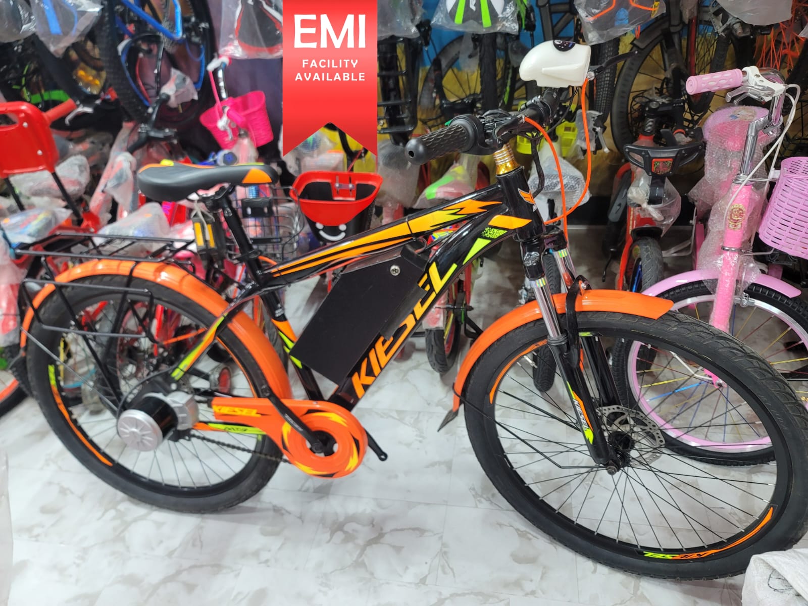 Picture of E-bike 24v and 20 Am full alloy Mountain E-bike without paddle assist