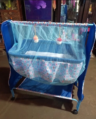 Picture of Dolna Bed For New Born Baby A Cozy Nest Cradle model no 732A dolna bed with mosquito net Bacchader Dolna Baby Dolna