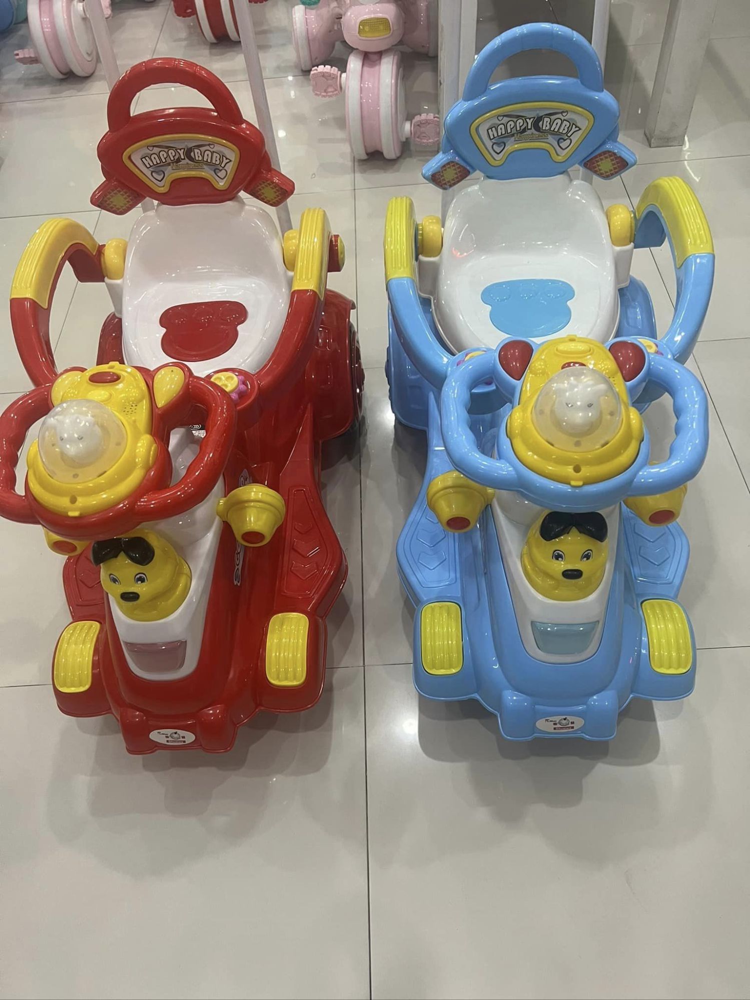 Picture of Baybee Kids Mini Cruiser Pedal Go Kart Racing Ride On Toy Car For Baby With Curved Seat Baby Tricycle Kid'S Trike/Bicycle Children Tricycle For Boys & Girls Age 0-2 Years(Red)