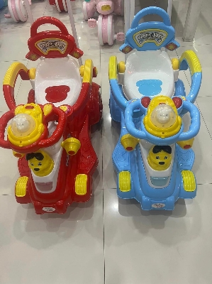 Picture of Baybee Kids Mini Cruiser Pedal Go Kart Racing Ride On Toy Car For Baby With Curved Seat Baby Tricycle Kid'S Trike/Bicycle Children Tricycle For Boys & Girls Age 0-2 Years(Red)