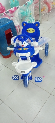 Picture of Baybee Kids Parent Control Push Handle With Umbrella Cruiser Pedal Go Kart Racing Ride On Toy Car For Baby With Curved Seat Baby Tricycle Kid'S Trike/Bicycle Children Tricycle For Boys & Girls Age 0-4 Years(Red)