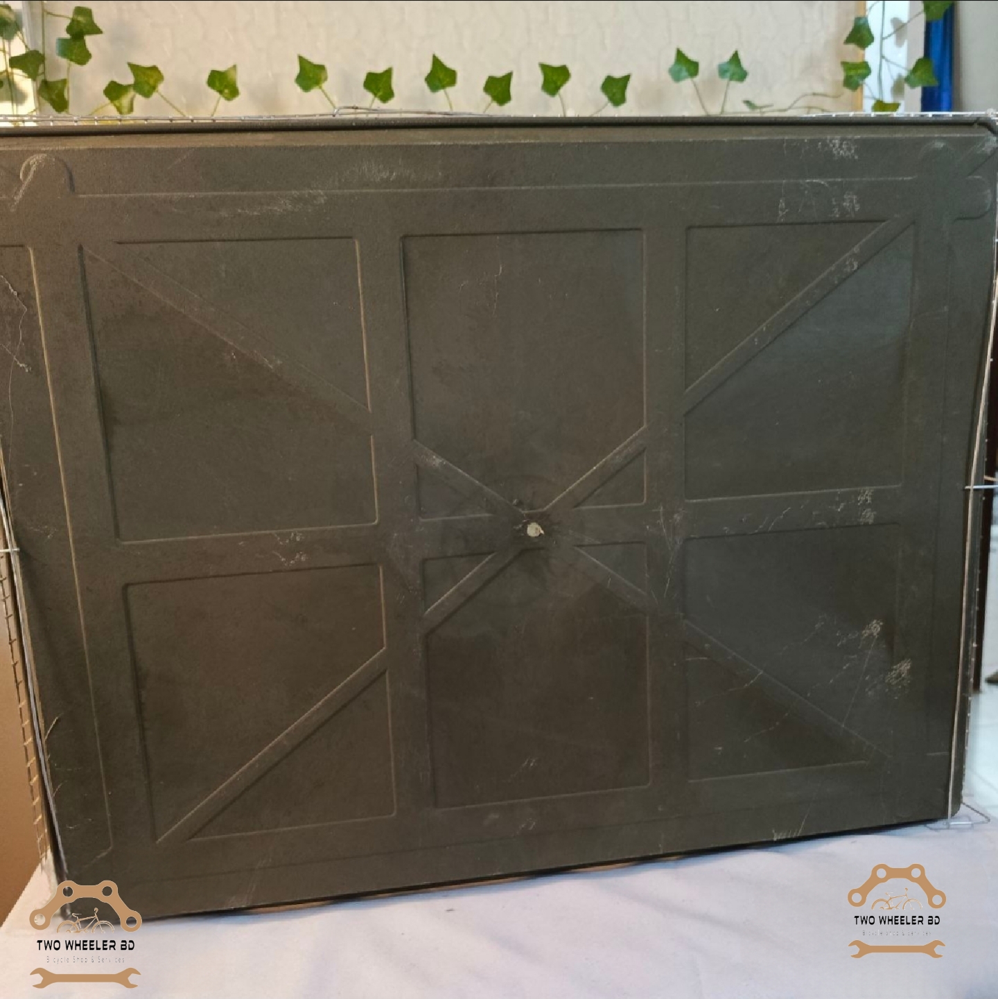 Picture of 18x12 or 20×16 or 24×18 Inches Folding Square 1/2 Inches Gape Cage With Double Tray for Pigeons, Rainbow Budgerigar , Cockatiel, Parrot Australia dove, Albino, lutino red eye , Myna, Tia, Chicken, Duck, Cat, Dog, Rabbit, Quail bird's cage in bangladesh