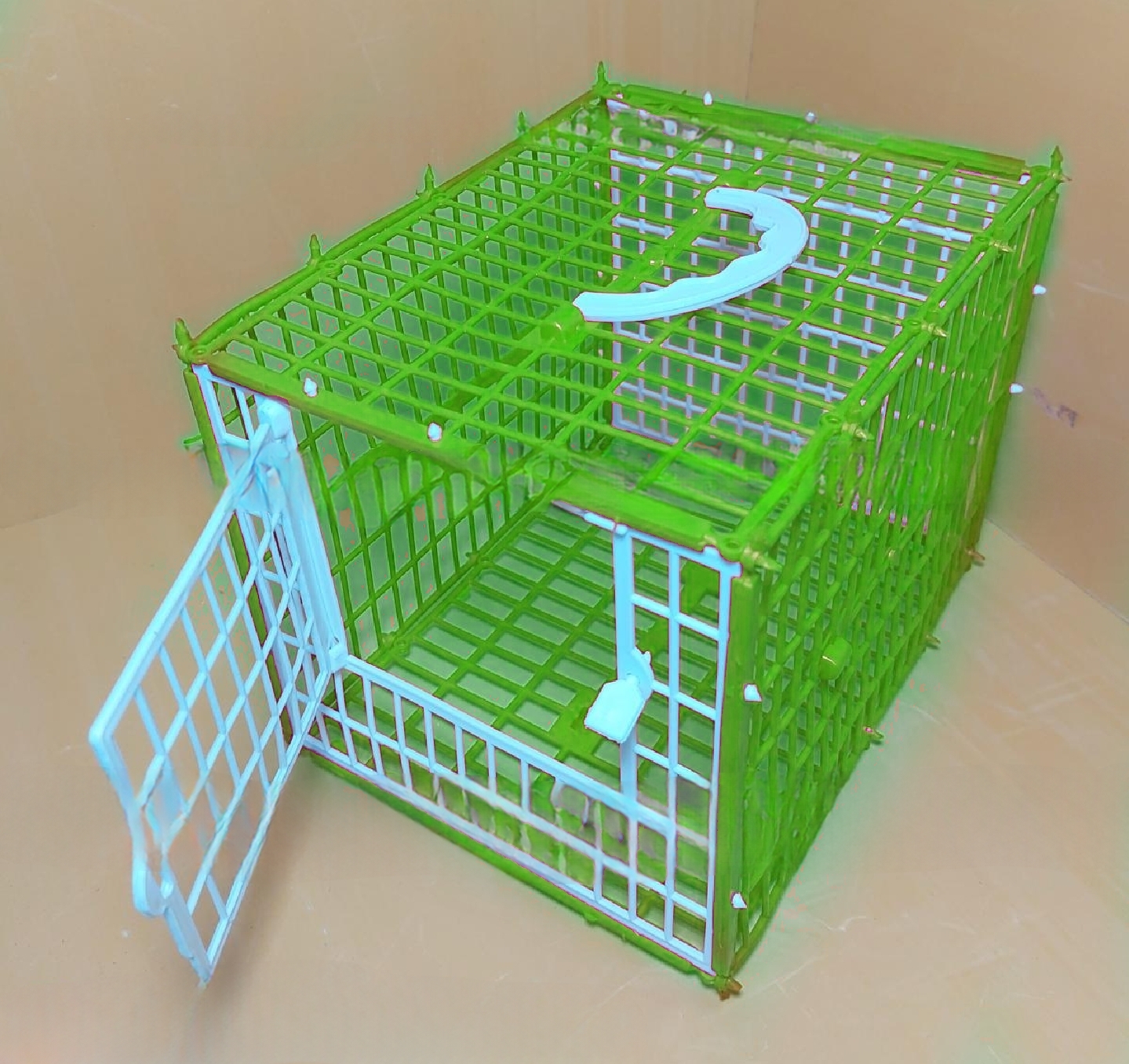 Picture of Small Folding Birds Carrying Cage | Portable Lightweight Travel Cage for Pigeons, Budgerigars, Cockatiels, Parrots, and More | Ideal for Transport and Temporary Housing - Bangladesh