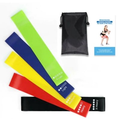 Picture of 5 pcs resistance band - Home Workout Fitness Exercise