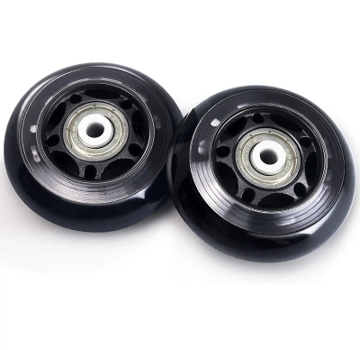 Picture of 8 Pack Inline Skate Wheels, Indoor/Outdoor Roller Skate Wheels, Roller Blade Replacement Wheels with Bearing 64mm