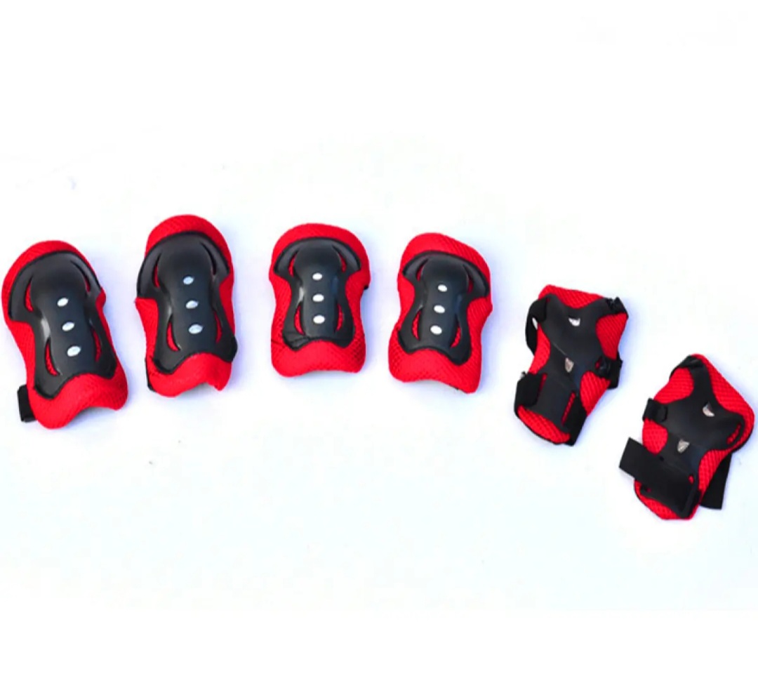 Picture of 6 Pieces Kids Outdoor Sports Protective ear Knee Pads Elbow Pads Wrist uards Roller Skating Safety Protection