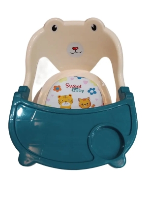 Picture of Baby Chair, with Tray Strong and Durable Plastic Chair for Kids/Plastic School Study Chair/Feeding Chair for Kids, Portable High Chair for Kids  Cash On Delivery Available