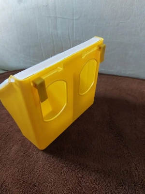 Picture of Pigeon Hanging Food Box Small Bird Cup Household Quail Feeder Bird Accessories Bird Food Trough Chicken Drinker Cups Pigeon Feeding Supplies Pigeon Supplies Plastic Multifunction