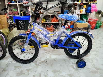 Picture of 16 inchi Aluminum baby cycle single speed With Back Carrier Mudguard and Basket