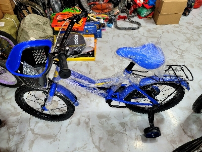 Picture of 16 inchi Aluminum baby cycle single speed With Back Carrier Mudguard and Basket