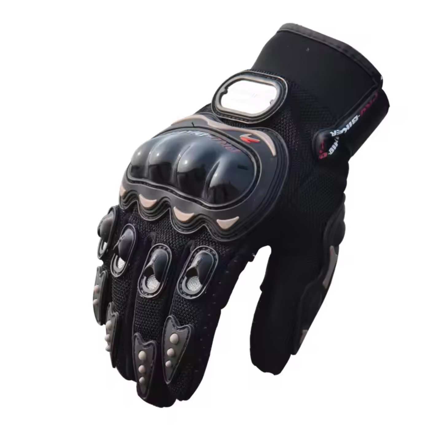 Picture of Advanced Inspiring - Premium Quality - Pro-Bisker Half Finger Bike Hand Gloves-Black - Vintage Choice - Exclusive Experience - Enhance Grip And Comfort During Cycling