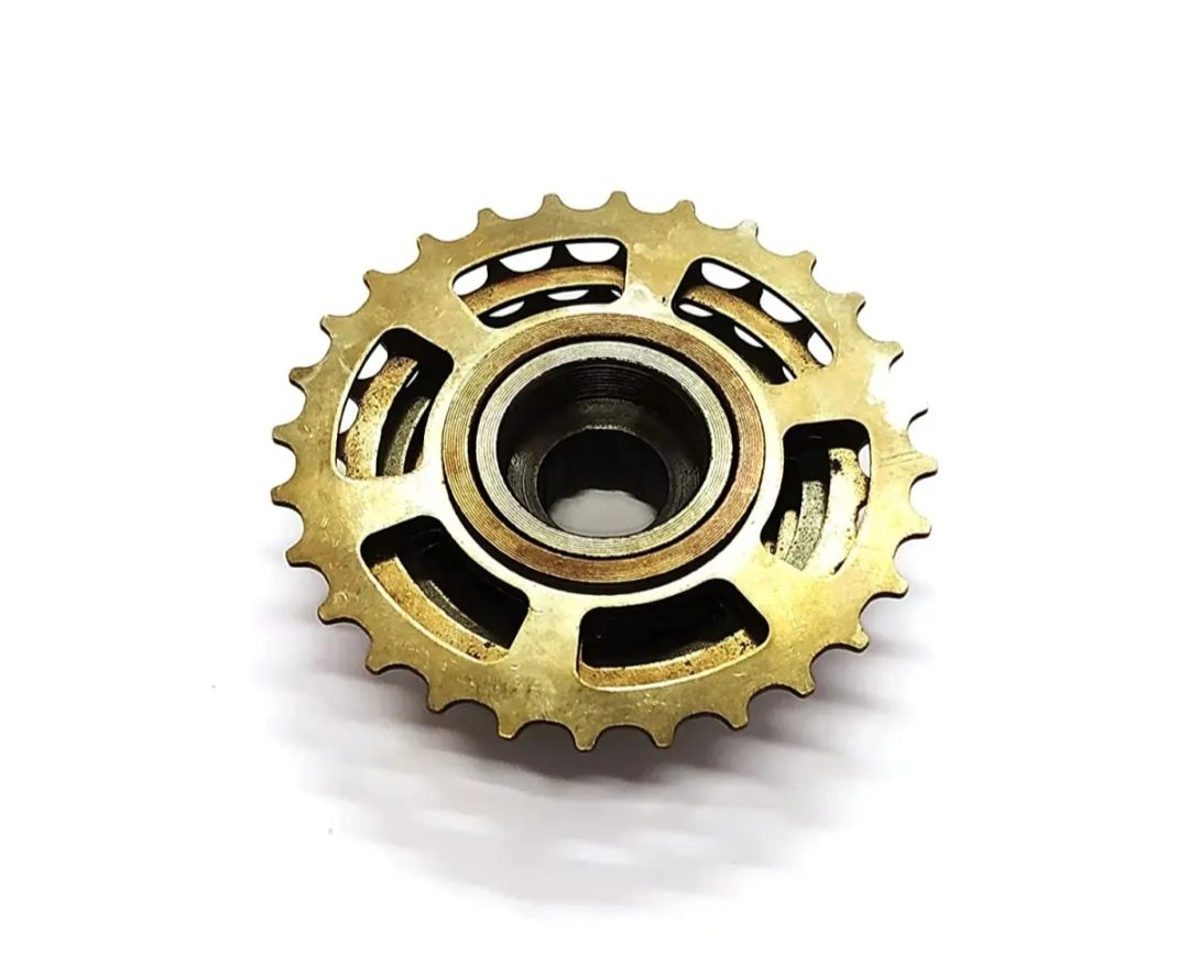 Picture of Bicycle Freewheel + Chain Combo of 7Speed Freewheel with 116 Links Chain for 7, 21 Speed Gear Cycle