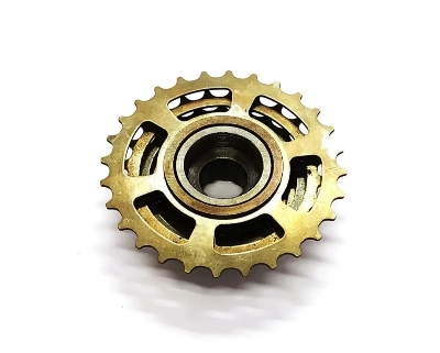 Picture of Bicycle Freewheel + Chain Combo of 7Speed Freewheel with 116 Links Chain for 7, 21 Speed Gear Cycle