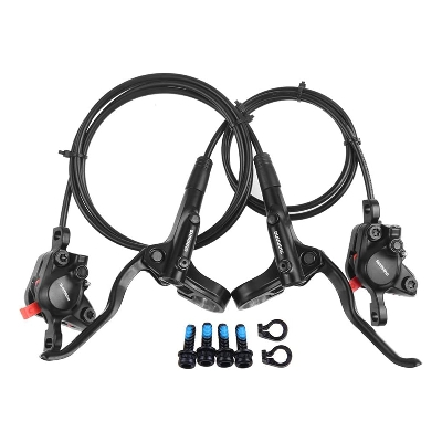 Picture of Shimano Bl Br Mt200 Hydraulic Oil Brake Set For Mtb Bicycles - Reliable Braking Performance For Safety And Control