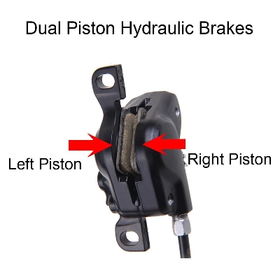 Picture of Shimano Bl Br Mt200 Hydraulic Oil Brake Set For Mtb Bicycles - Reliable Braking Performance For Safety And Control