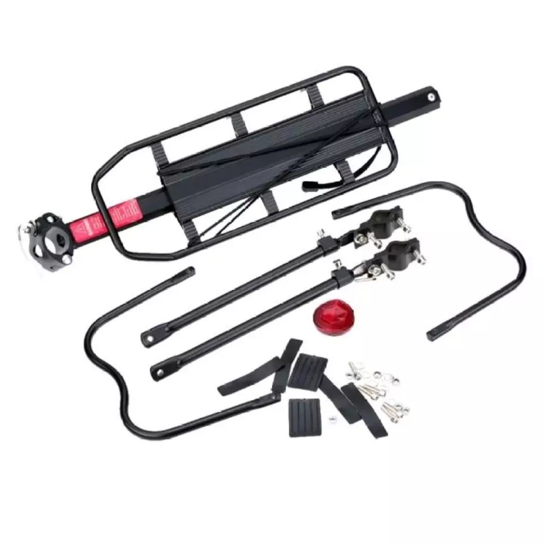 Picture of Bicycle Carrier. Bicycle Rear Seat. Cycle Back Seat. Easily Installable Cycle Carrier -Black