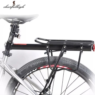 Picture of Bicycle Carrier. Bicycle Rear Seat. Cycle Back Seat. Easily Installable Cycle Carrier -Black