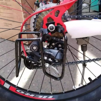 Picture of Bicycle Gear Protector Rear Derailleur Double Guard , Derailleur Protector