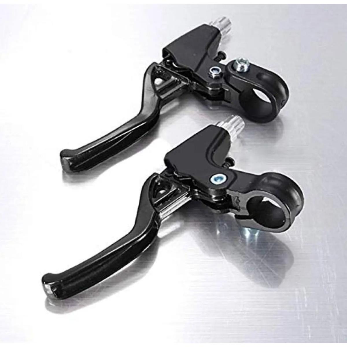 Picture of 1 Pair Lightweight Aluminum Bicycle Brake Handle 2-Finger Mountain Bike Cycling Brake Levers Bike