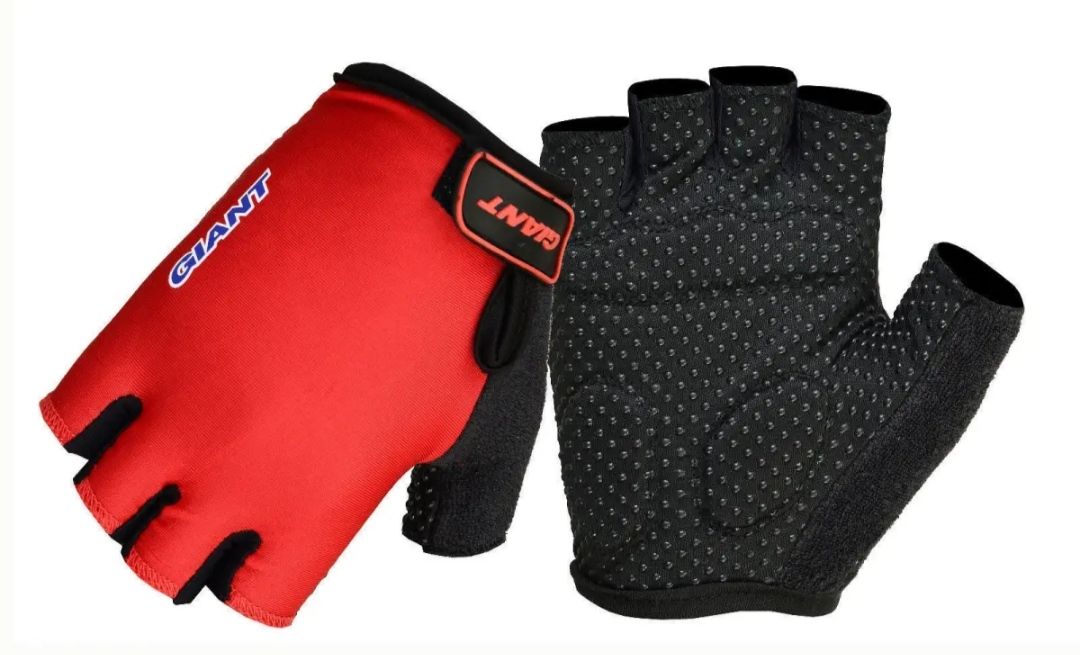 Picture of GIANT 1 Pair Half Gloves. Gel Padded Bike/Scooter/Cycle Riding Hand Gloves.