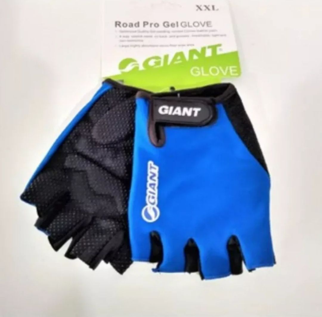 Picture of GIANT 1 Pair Half Gloves. Gel Padded Bike/Scooter/Cycle Riding Hand Gloves.