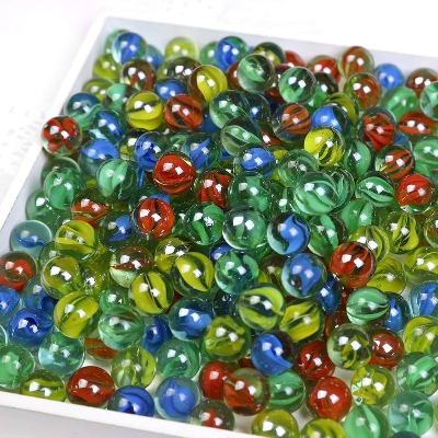 Picture of Toy Marble Balls,Aquarium Decorations,Glass Marble Ball 5-100Pcs Multi Colour Marbles