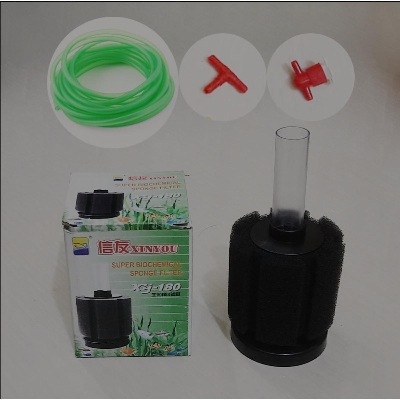 Picture of Aquarium Biochemical Super Sponge Filter (XINYOU XY-180) - 100 TO 180 Liter Use - Freshwater/Saltwater fish tank | Provide filtration and oxygen to your aquarium