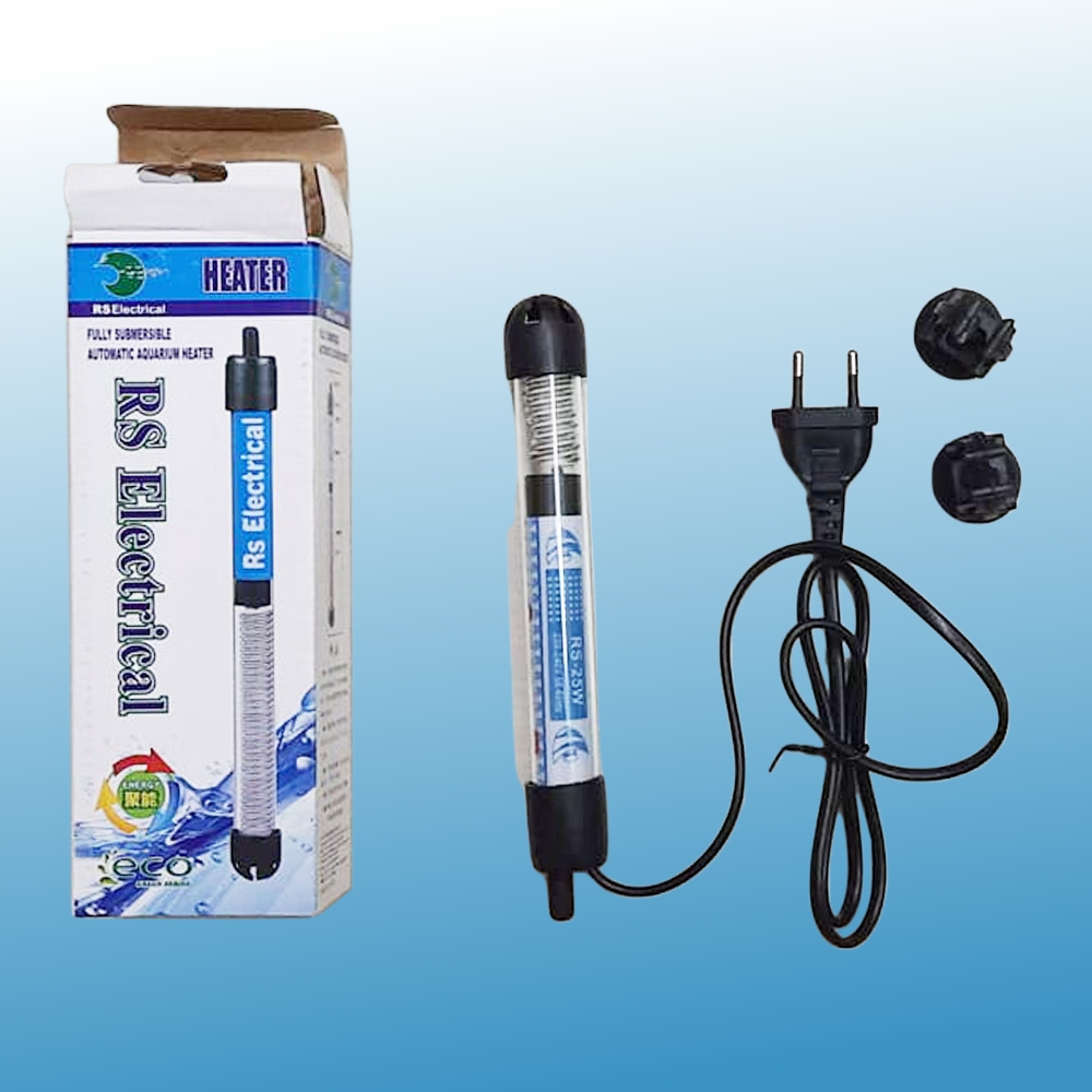 Picture of RS Electrical Aquarium Heater (25 Watt-200Watt) - Auto Adjust Thermostat Submersible/Underwater Aquarium Heater