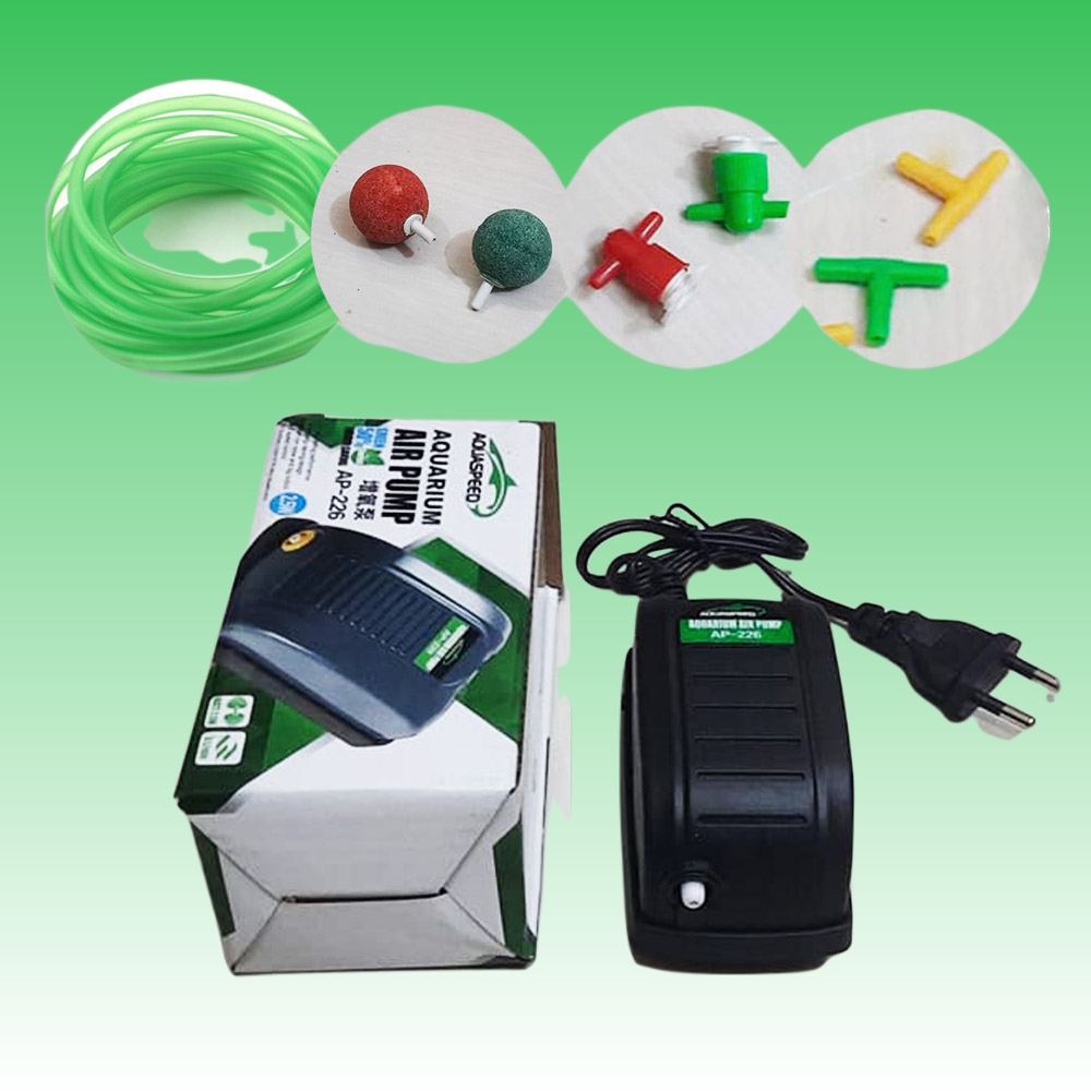 Picture of AQUASPEED (AP-226) Aquarium Air Pump (Single Output)- Fish Tank Oxygen/Air Pump for Salt Water and Fresh Water