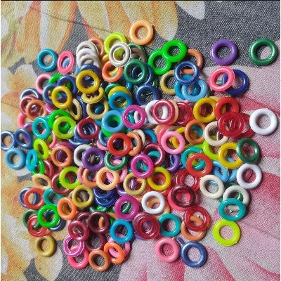 Picture of 100pcs 10mm Round Shape (চুরি) Bird & Beauty Homa / Lahore Siraji Pigeon Foot Ring Pigeon Rings Pigeon Leg Bands Multicolor