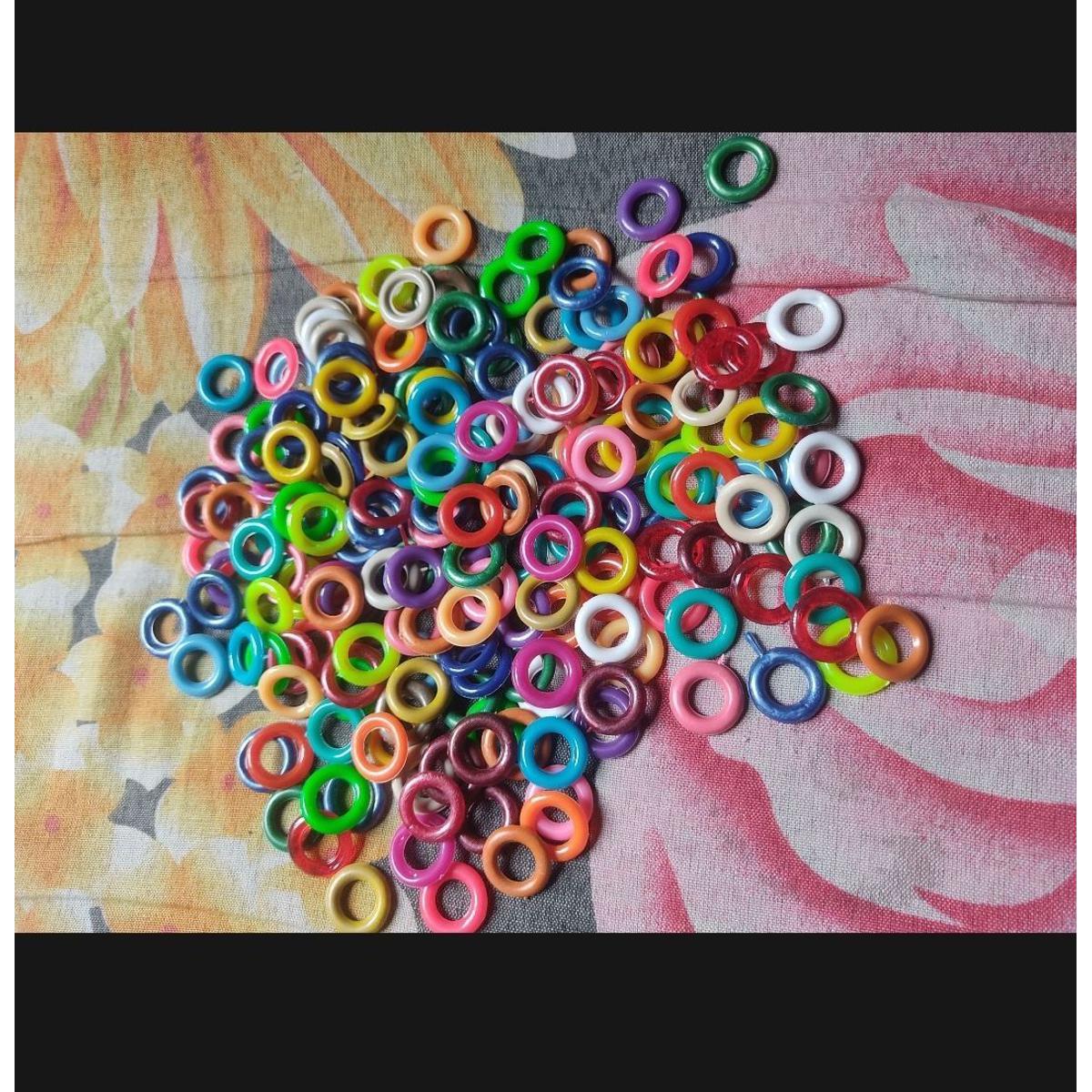 Picture of 10pcs 8mm Round Shape (চুরি) Bird & Giribaz / Racer Pigeon Foot Ring Pigeon Rings Pigeon Leg Bands Multicolor