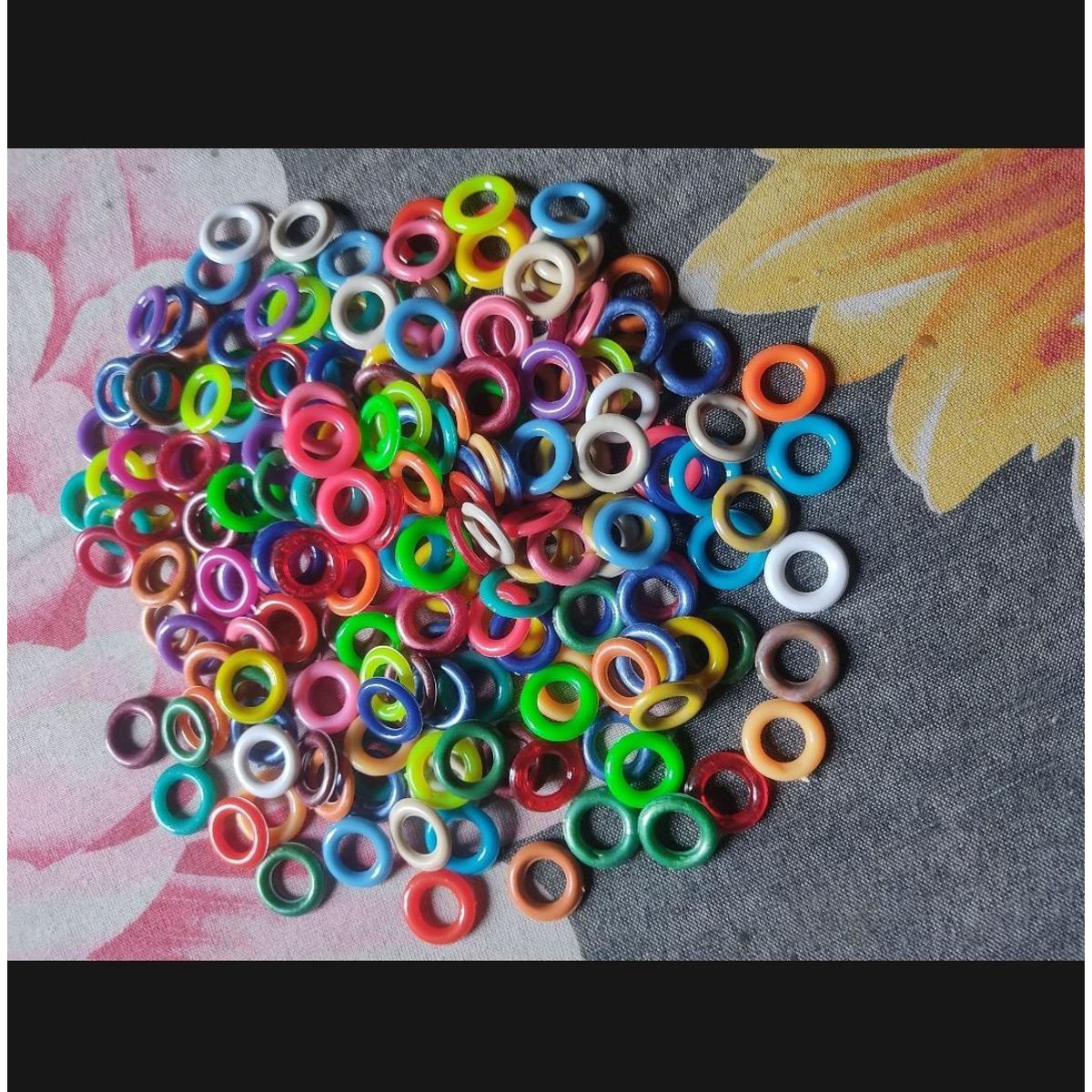 Picture of 20pcs 8mm Round Shape (চুরি) Bird & Giribaz / Racer Pigeon Foot Ring Pigeon Rings Pigeon Leg Bands Multicolor