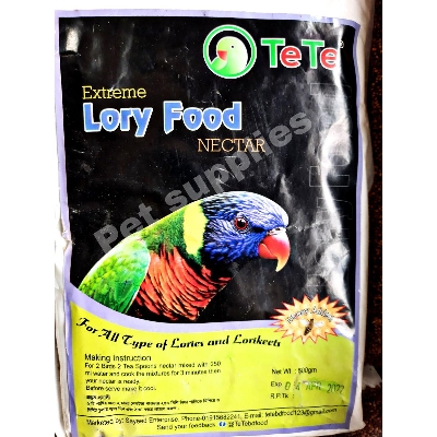 Picture of TeTe Extreme Lori Food Nectar Hand feeding  formula  For All Kind Of Birds & Small Pet Growing & Health 500g