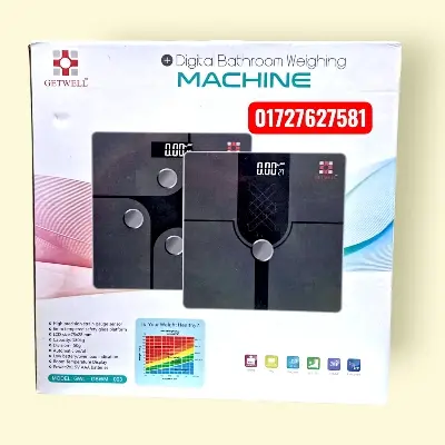 Picture of Getwell Digital Bathroom Weighing Machine – Premium Body Scale