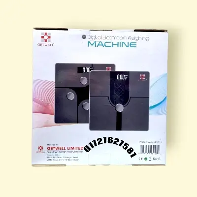Picture of Getwell Digital Bathroom Weighing Machine – Premium Body Scale