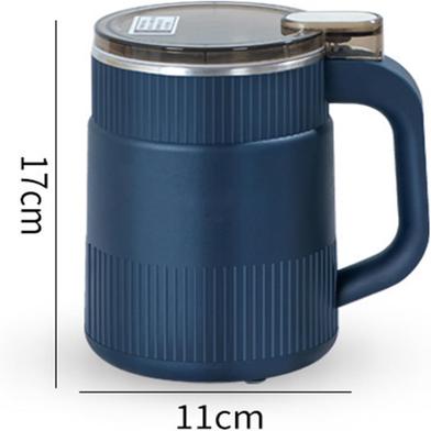 Picture of Grinder Household Small Powder Grinding Machine, Electric Mini Spice Grinder Add 5 Blades 304 Stainless Steel Grinding Fine Powder for All Kinds of Grains, Condiments, Coffee Beans (Blue)