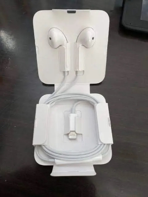 Picture of Apple EarPods with Lightning Connector In Ear Earphones And Headphone With Microphone For iphone Direct connection