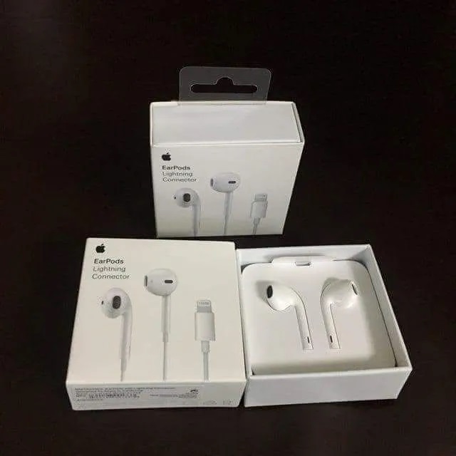 Picture of Apple EarPods with Lightning Connector In Ear Earphones And Headphone With Microphone For iphone Direct connection