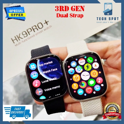 Picture of HK9 Pro Plus 3rd Gen Smart Watch Amoled Display With Chat GPT Ai Watch Face Dual Straps updated Mode 3rd Gen