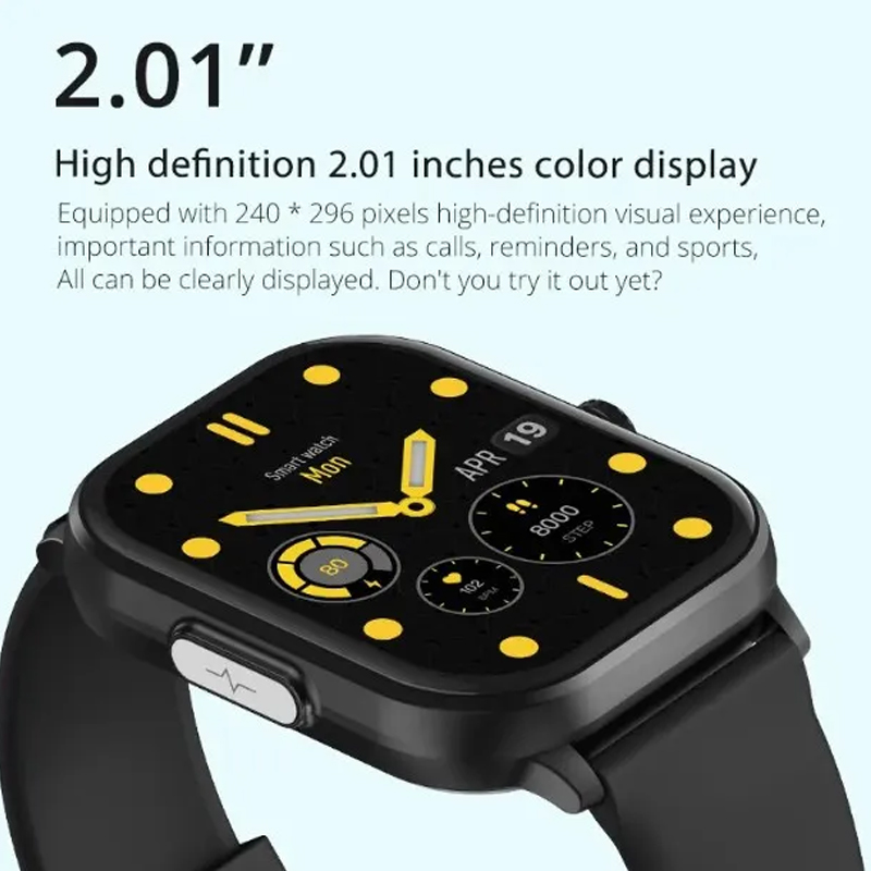 Picture of COLMI C63 Smart Watch ECG Blood Glucose IP68 Waterproof for Couple Smartwatch Sports Modes 22MM Silicone