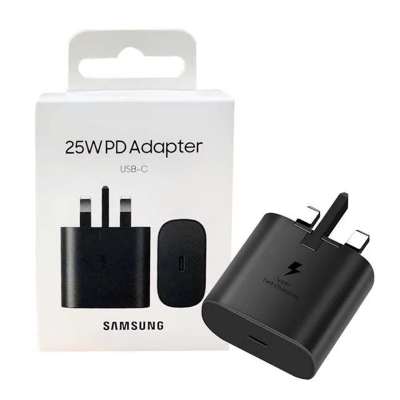 Picture of Original Samsung Super fast charger 25W PD Adapter Type C Charging Cables UK Adapter 3pin USB C To C Cable For Samsung-With Warranty