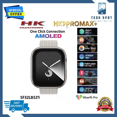 Picture of HK9 Pro Max+ Gen4 AMOLED Smart Watch Men Women Chat GPT Photo Album Smartwatch Heart Rate NFC Compass Bluetooth Call Sport Watch