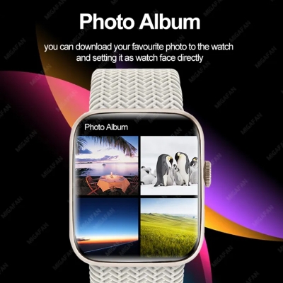 Picture of HK9 Pro Max+ Gen4 AMOLED Smart Watch Men Women Chat GPT Photo Album Smartwatch Heart Rate NFC Compass Bluetooth Call Sport Watch