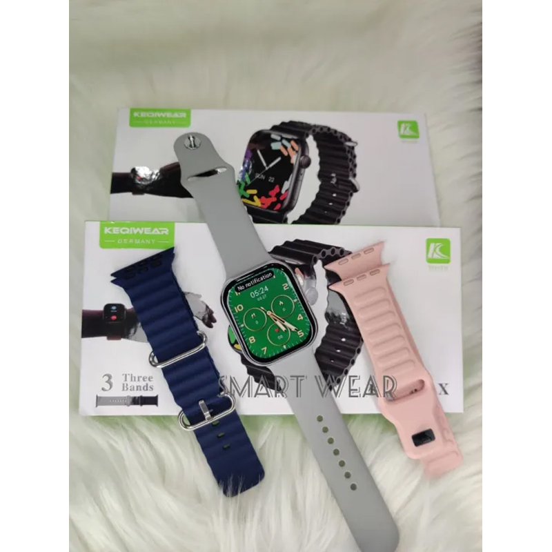 Picture of Keqiwear KW2 Max Smartwatch With 3 Bracelets – 49mm