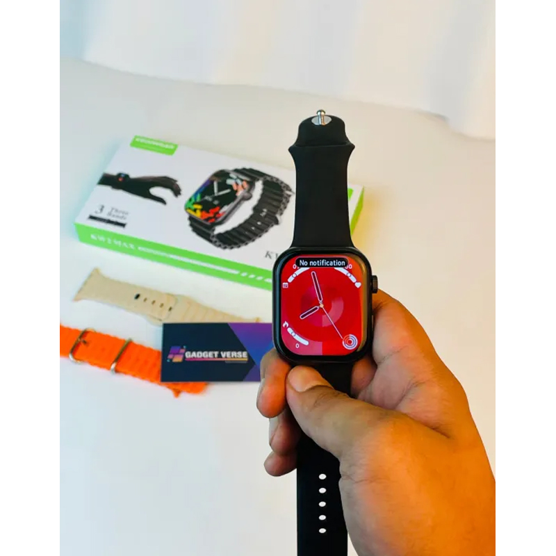 Picture of Keqiwear KW2 Max Smartwatch With 3 Bracelets – 49mm