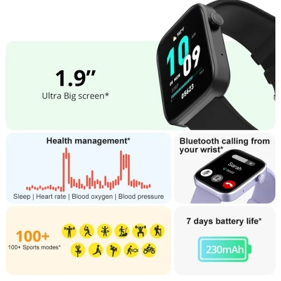 Picture of COLMI P71 Voice Calling Smartwatch Men Health Monitoring IP68 Waterproof Smart Notifications Voice Assistant Smart Watch Women
