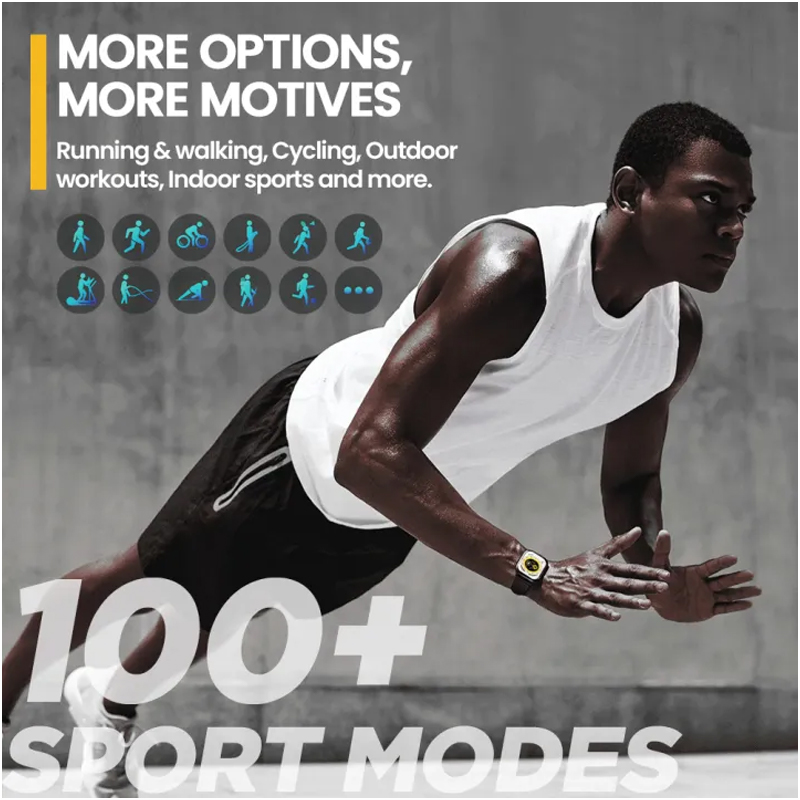 Picture of New Zeblaze GTS 3 Voice Calling Smart Watch Ultra-big 2.03'' HD Screen 24H Health Monitor 100+ Sports Modes 200+ Watch Faces