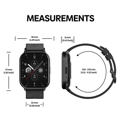 Picture of New Zeblaze GTS 3 Voice Calling Smart Watch Ultra-big 2.03'' HD Screen 24H Health Monitor 100+ Sports Modes 200+ Watch Faces